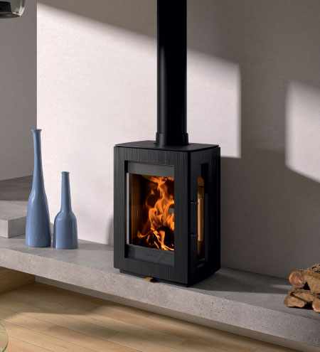 Hergóm Glow Wood Fireplace Body (custom base)