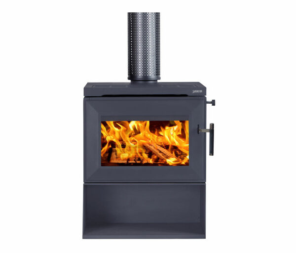 Saxon Blackwood with Wood Storage Freestanding Wood Heater