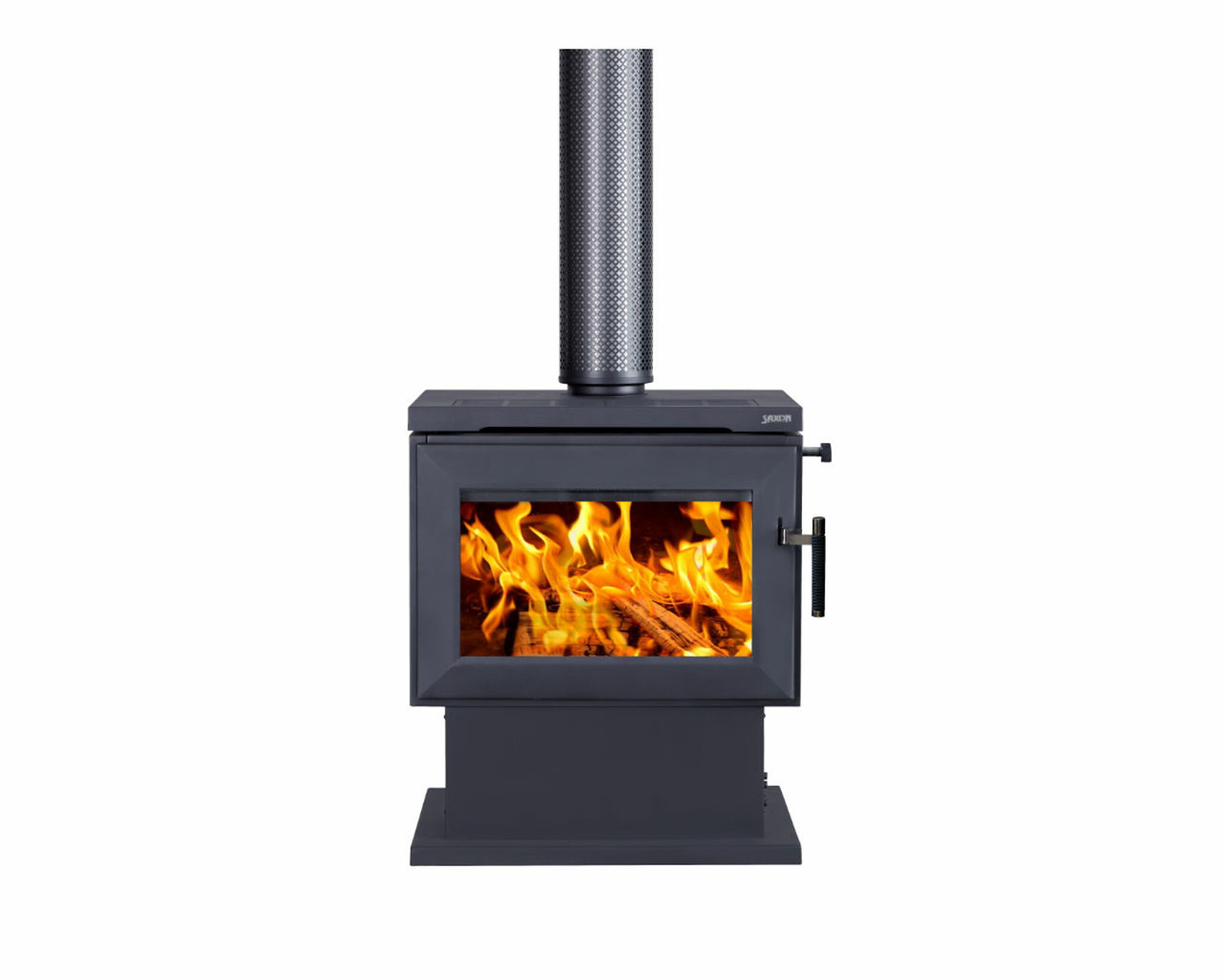 Saxon Mahogany Freestanding Wood Heater