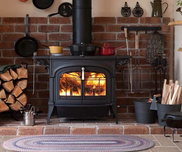 Encore Slow Combustion Wood Fireplace