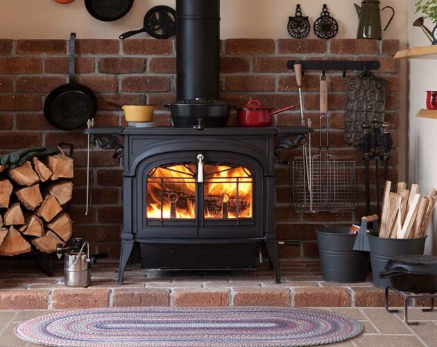 Encore Slow Combustion Wood Fireplace