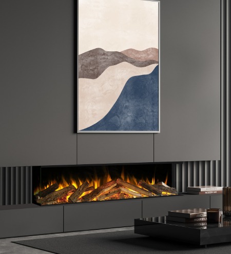 Evonic Volante 1500 Black Edition Electric Fireplace